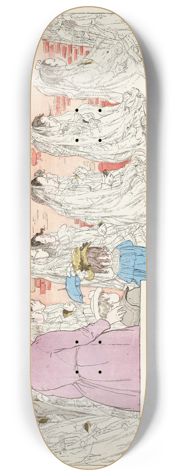 Ethel Mars - Piety 8.25 inch art skate deck