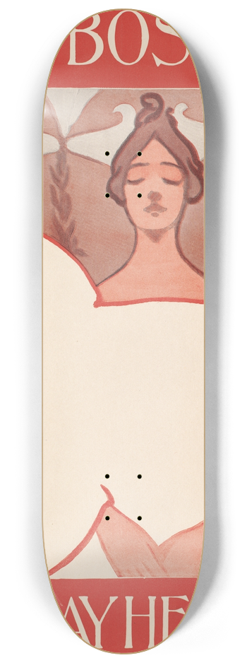Ethel Reed - The Boston Sunday herald, Easter 8.25 inch art skate deck