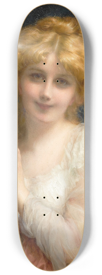 Etienne Adolphe Piot - A Golden-Haired Beauty 8.25 inch art skate deck