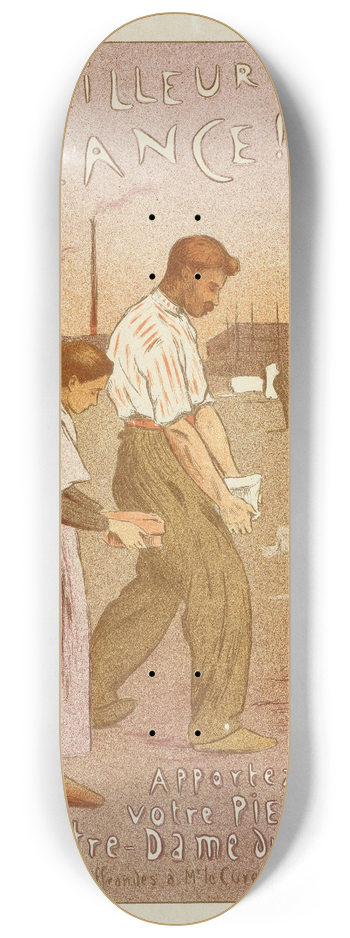 Etienne Moreau-Nlaton - Notre-Dame Du Travail 8.25 inch art skate deck