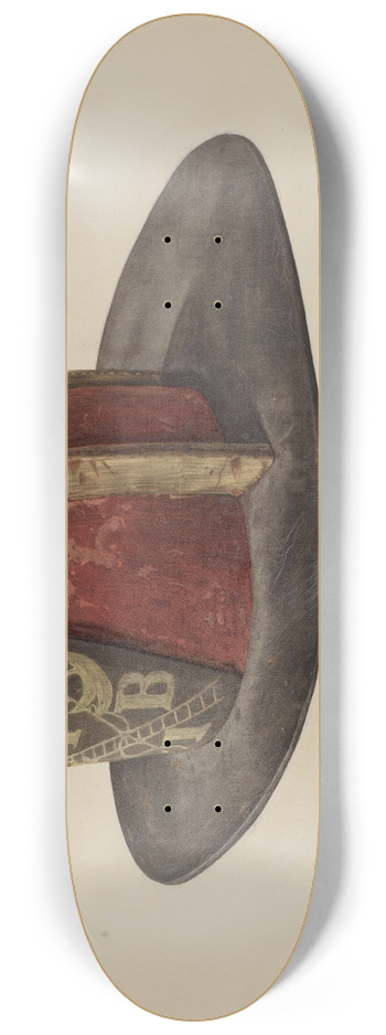 Eugene Bartz - Firemans Helmet 8.25 inch art skate deck
