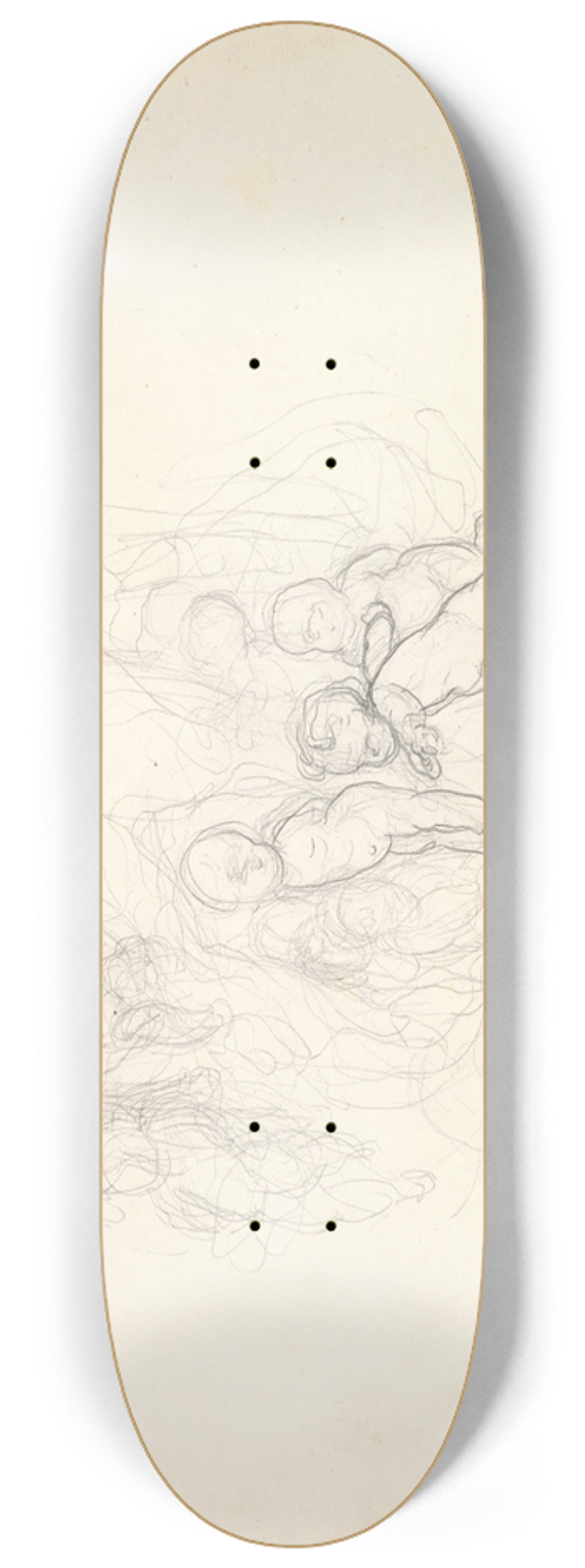 Frederic Leighton - A Group of Children 8.25 inch art skate deck