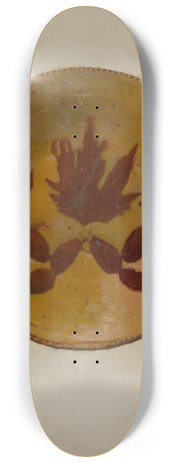 Eugene Shellady - Pa. German Pie Dish 8.25 inch art skate deck