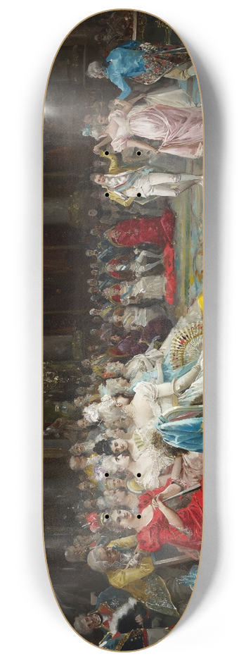 Eugenio Lucas Villamil - Dance at the Palace 8.25 inch art skate deck