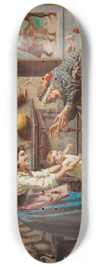 Eugenio Zampighi - First Steps 8.25 inch art skate deck