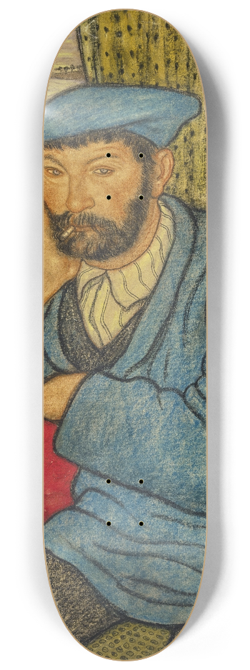 Eugeniusz Zak - Bearded Man 8.25 inch art skate deck