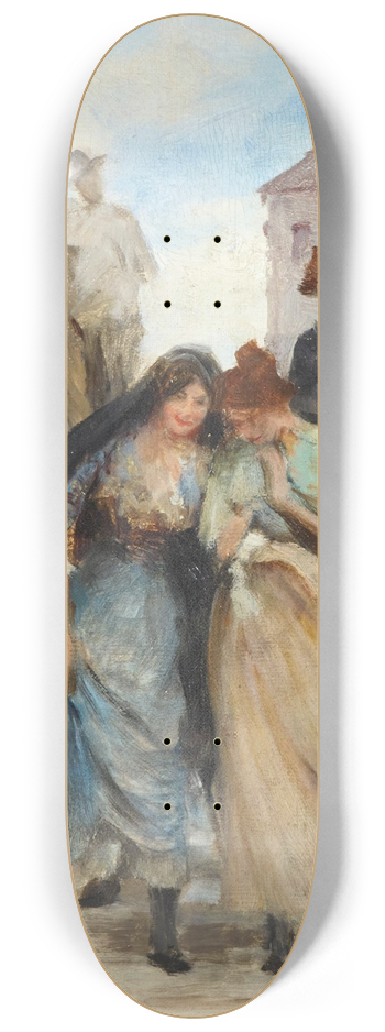 Eugen von Blaas - Secrets 8.25 inch art skate deck