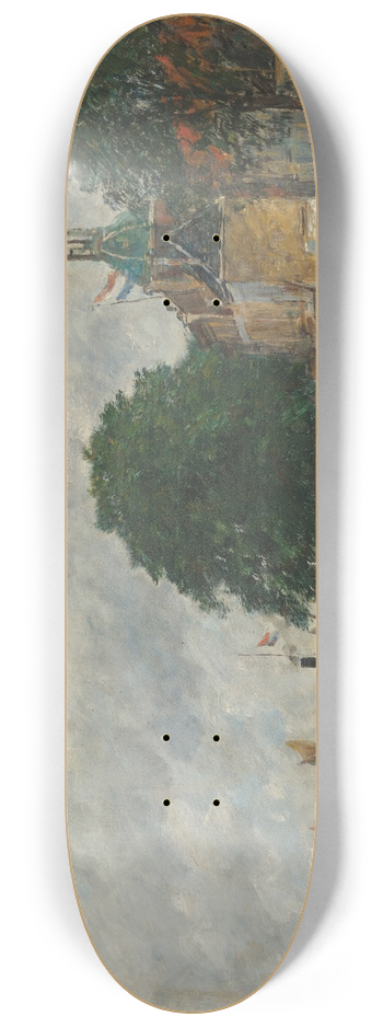 Eugne Boudin - Dordrecht. Un quai du port 8.25 inch art skate deck