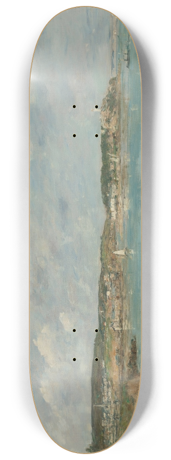 Eugne Boudin - Douarnenez, la baie, vue de lle Tristan 8.25 inch art skate deck