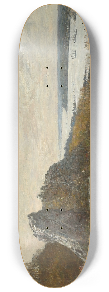 Eugne Boudin - Environs de Brest, embouchure de llorn 8.25 inch art skate deck