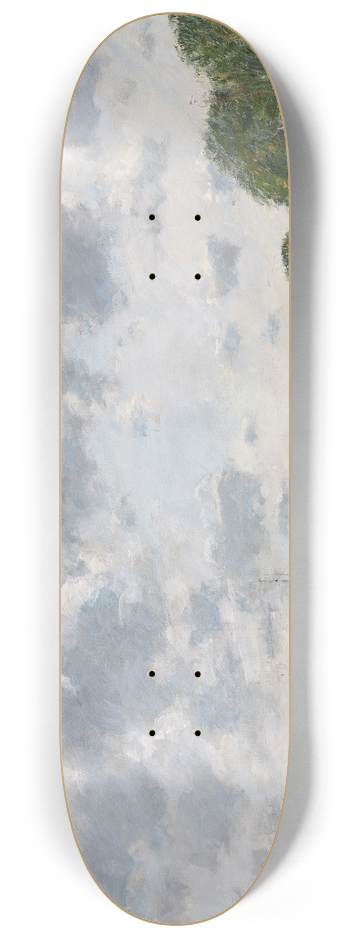 Eugne Boudin - La Meuse  Dordrecht 8.25 inch art skate deck