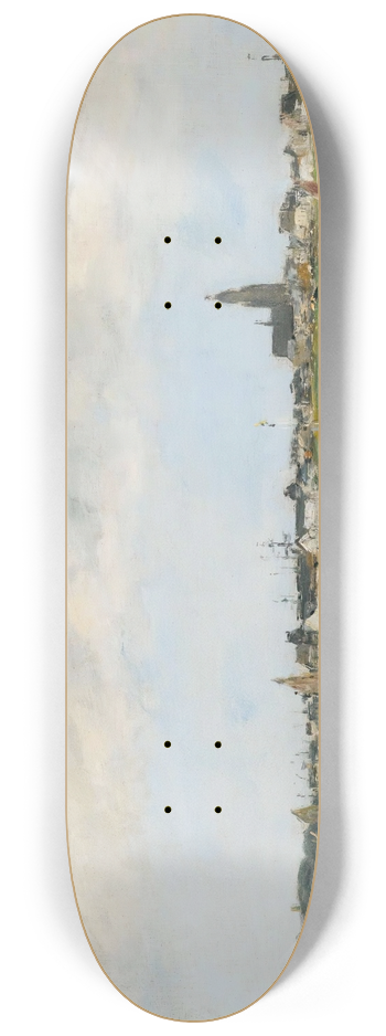 Eugne Boudin - Le Croisic. Vue Generale Prise De Pempron 8.25 inch art skate deck
