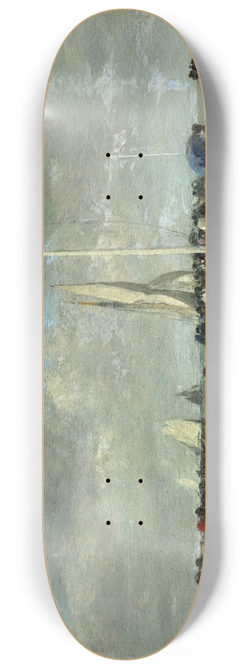 Eugne Boudin - On the Jetty 8.25 inch art skate deck