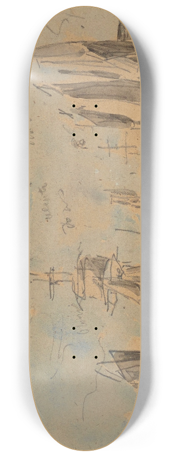 Eugne Boudin - Port 8.25 inch art skate deck
