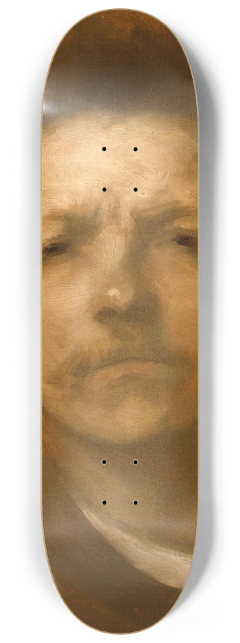 Eugne Carriere - Self-portrait 8.25 inch art skate deck