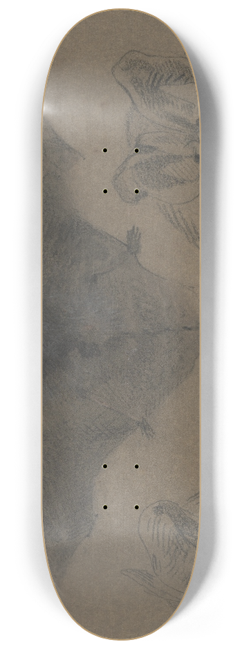 Eugne Delacroix - Bat 8.25 inch art skate deck