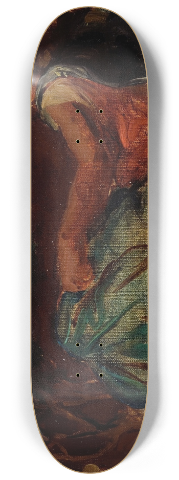 Eugne Delacroix - Minerve 8.25 inch art skate deck