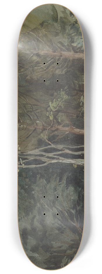 Eugne Delacroix - The Edge of a Wood at Nohant 8.25 inch art skate deck