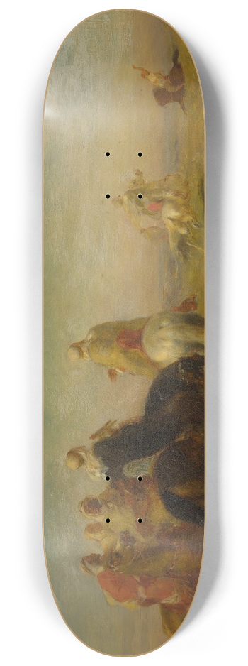 Eugne Fromentin - Arabs On Horseback 8.25 inch art skate deck