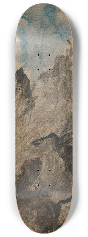 Eugne Fromentin - Lion hunting 8.25 inch art skate deck