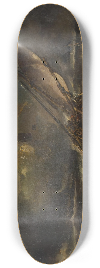 Eugne Isabey - After the storm 8.25 inch art skate deck