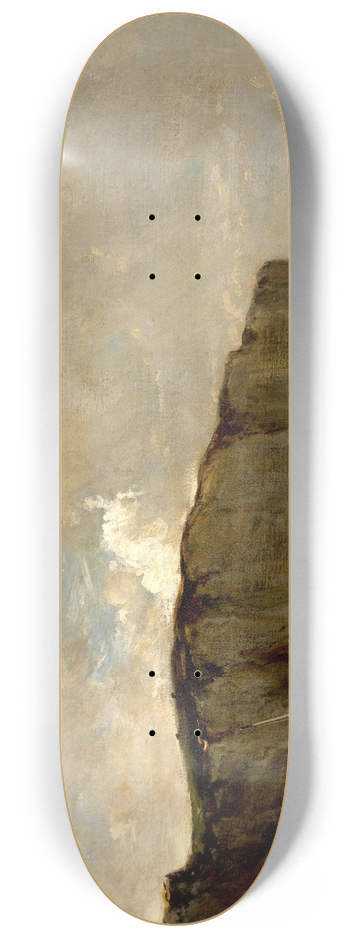 Eugne Isabey - View Along the Norman Coast 8.25 inch art skate deck