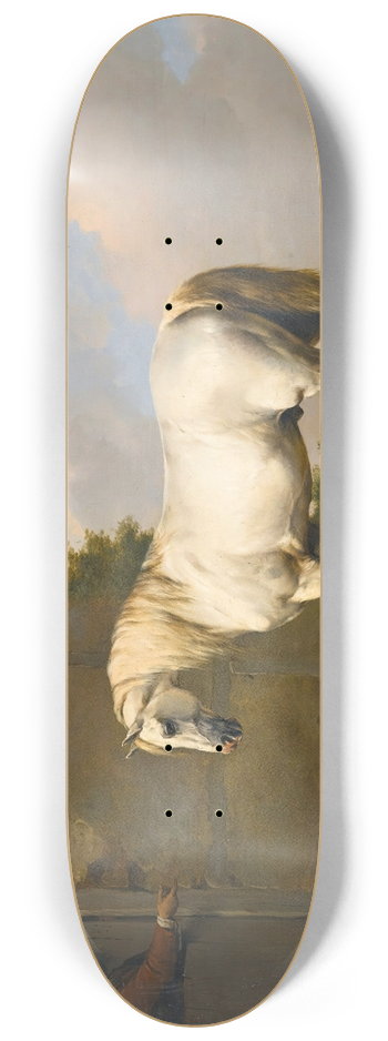 Eugne Joseph Verboeckhoven - At The Stable Door 8.25 inch art skate deck
