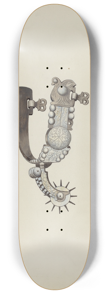 Eva Fox and Harry Mann Waddell - Spur 8.25 inch art skate deck