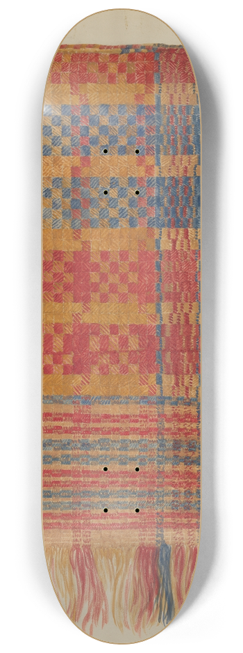 Eva Wilson - Coverlet (Plaid) 8.25 inch art skate deck