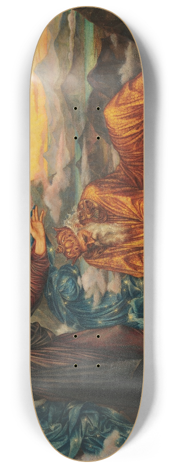 Evelyn De Morgan - Earthbound 8.25 inch art skate deck