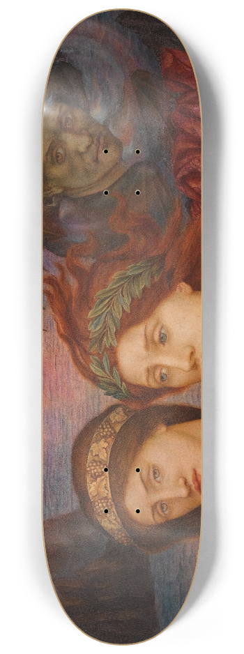 Evelyn De Morgan - The Vision 8.25 inch art skate deck