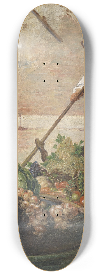 Fanny Carlini - Venezianischer Gemsehndler 8.25 inch art skate deck