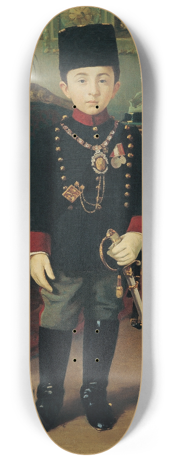 Fausto Zonaro - Prince Abdrrahim Efendi 8.25 inch art skate deck