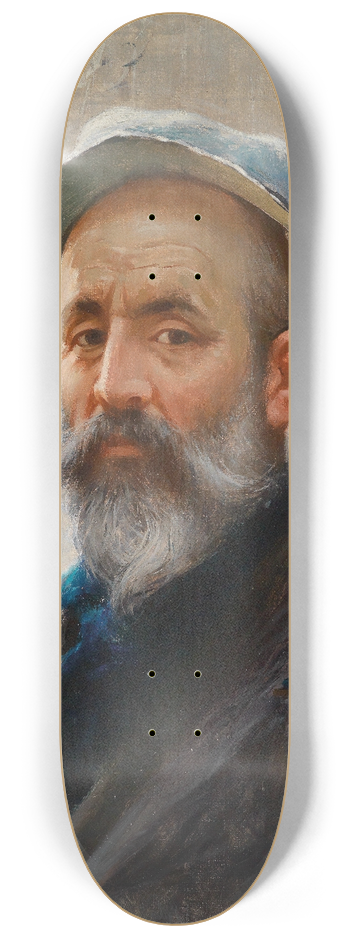 Fausto Zonaro - Selbstbildnis 8.25 inch art skate deck