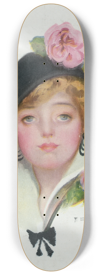 F. Earl Christy - Nobody home! 8.25 inch art skate deck