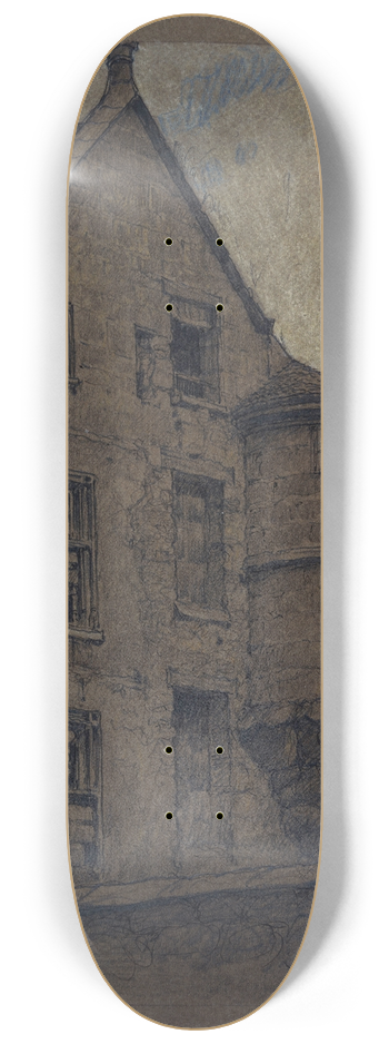 Ferdinand Boberg - Derrire de lhtel de Sens 8.25 inch art skate deck