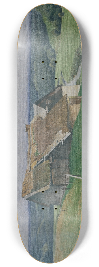 Ferdinand Brunner - Das Haus auf der Hhe 8.25 inch art skate deck