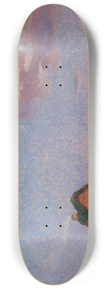 Ferdinand du Puigaudeau - Crpuscule en Brire 8.25 inch art skate deck