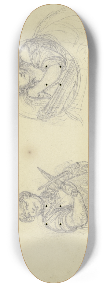 Ferdinand Fellner - Ein Metzger und eine Wscherin 8.25 inch art skate deck