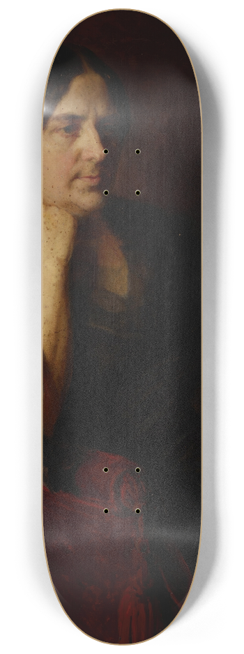 Aleksander Krawczyk - Portrait of Wife 8.25 inch art skate deck