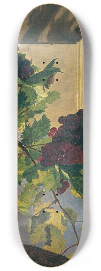 Ferdinand Georg Waldmller - Traubengehnge 8.25 inch art skate deck