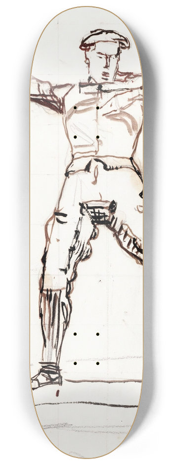Ferdinand Hodler - The Speaker 8.25 inch art skate deck