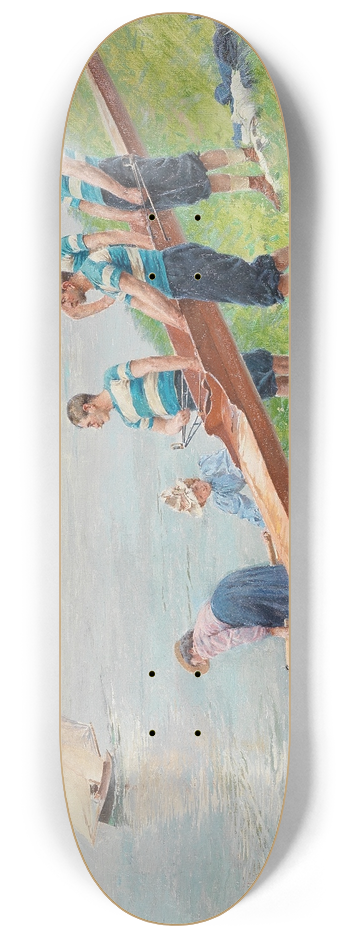 Ferdinand Joseph Gueldry - Launching the boat 8.25 inch art skate deck