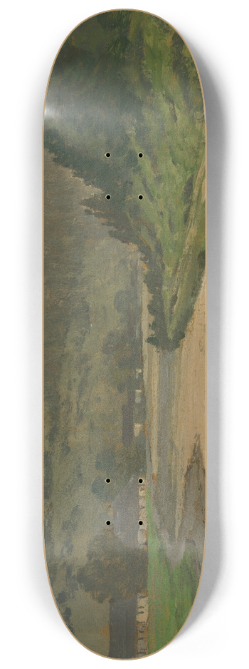 Ferdinand Katona - Landscape near Hornd 8.25 inch art skate deck