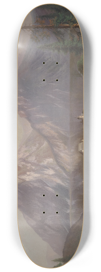 Ferdinand Lepie - Blick auf Traunkirchen 8.25 inch art skate deck