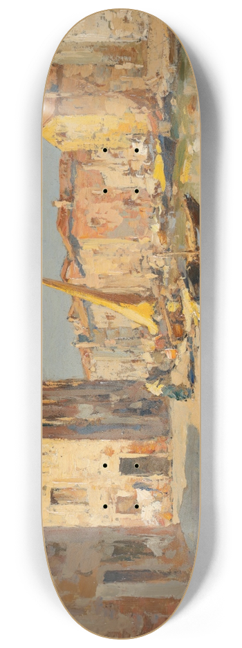 Ferdinando Silvani - Kanal in Venedig 8.25 inch art skate deck