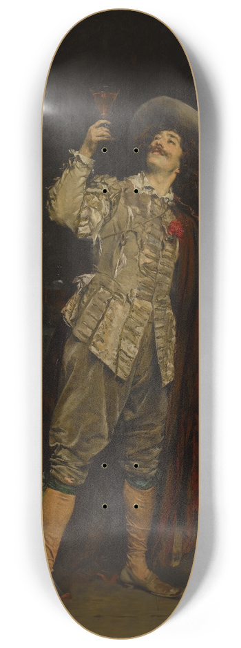 Ferdinand Roybet - Don Csar de Bazan 8.25 inch art skate deck