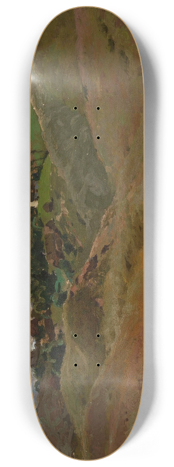 Ferdynand Ruszczyc - Landscape from Bornholm 8.25 inch art skate deck