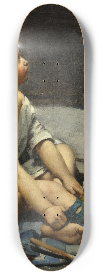 Fernand Pelez - Un enfant dans la mansarde 8.25 inch art skate deck