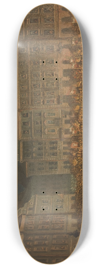 Aleksander Lesser - Patriotic manifestation at the square of the Old Town in 1861 8.25 inch art skate deck